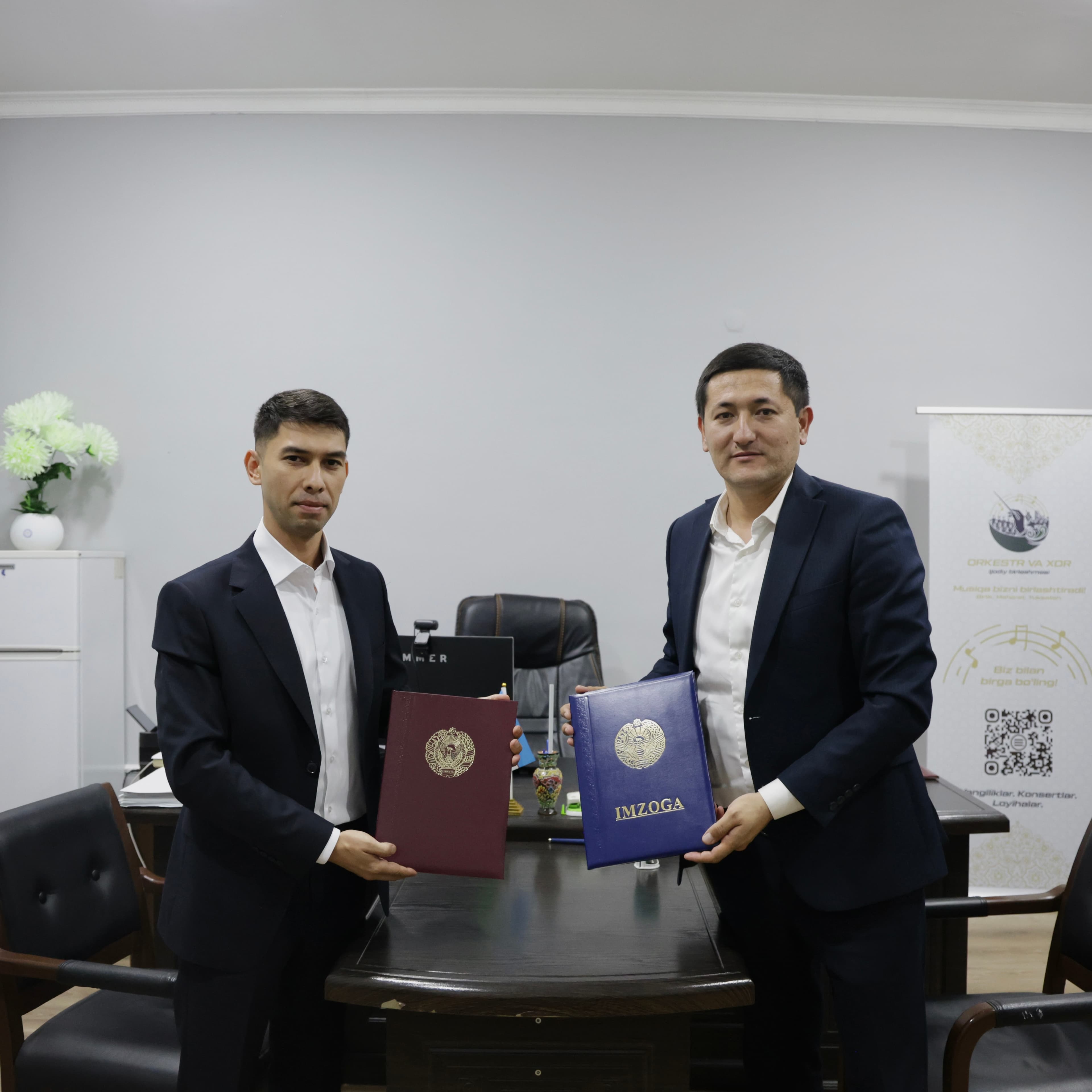 Memorandum of Cooperation Signed Between the Creative Association of Orchestras and Choirs and a Specialized Music Boarding School in Andijan Region